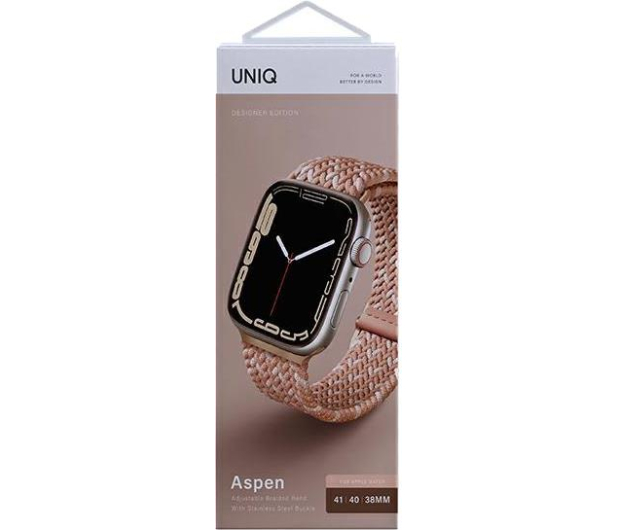 Uniq Pasek Aspen do Apple Watch citrus pink - 1082156 - zdjęcie 3